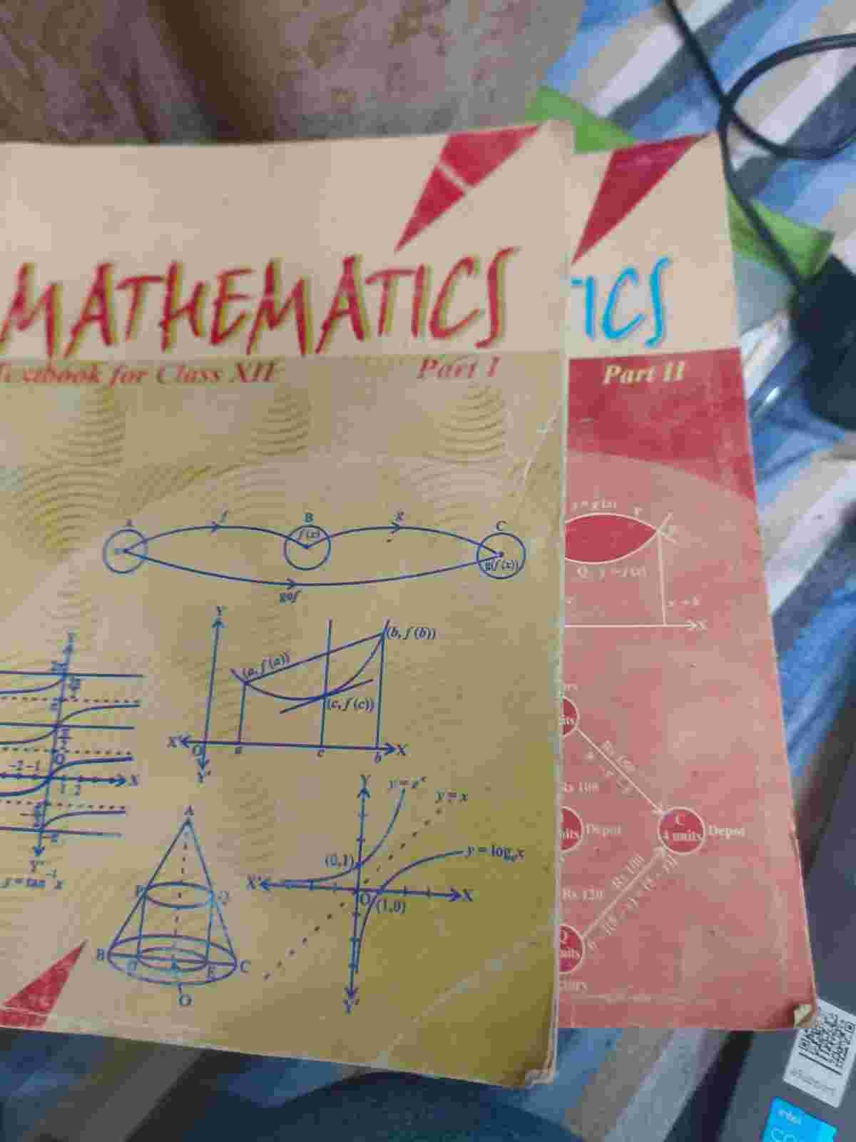 NCERT MATHS CLASS 12 PART 1 AND 2