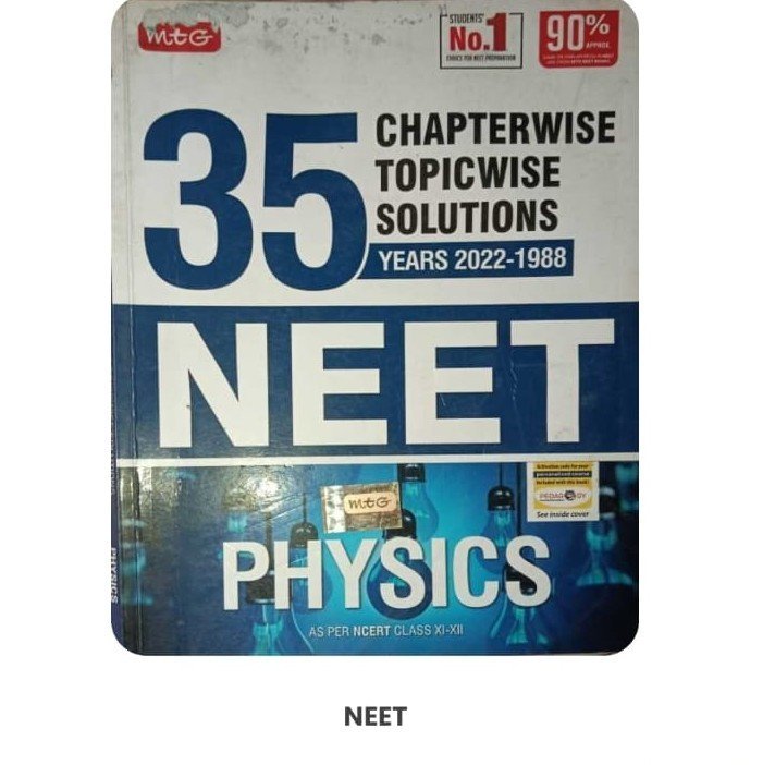 neet 35 years pyq books topicwise
