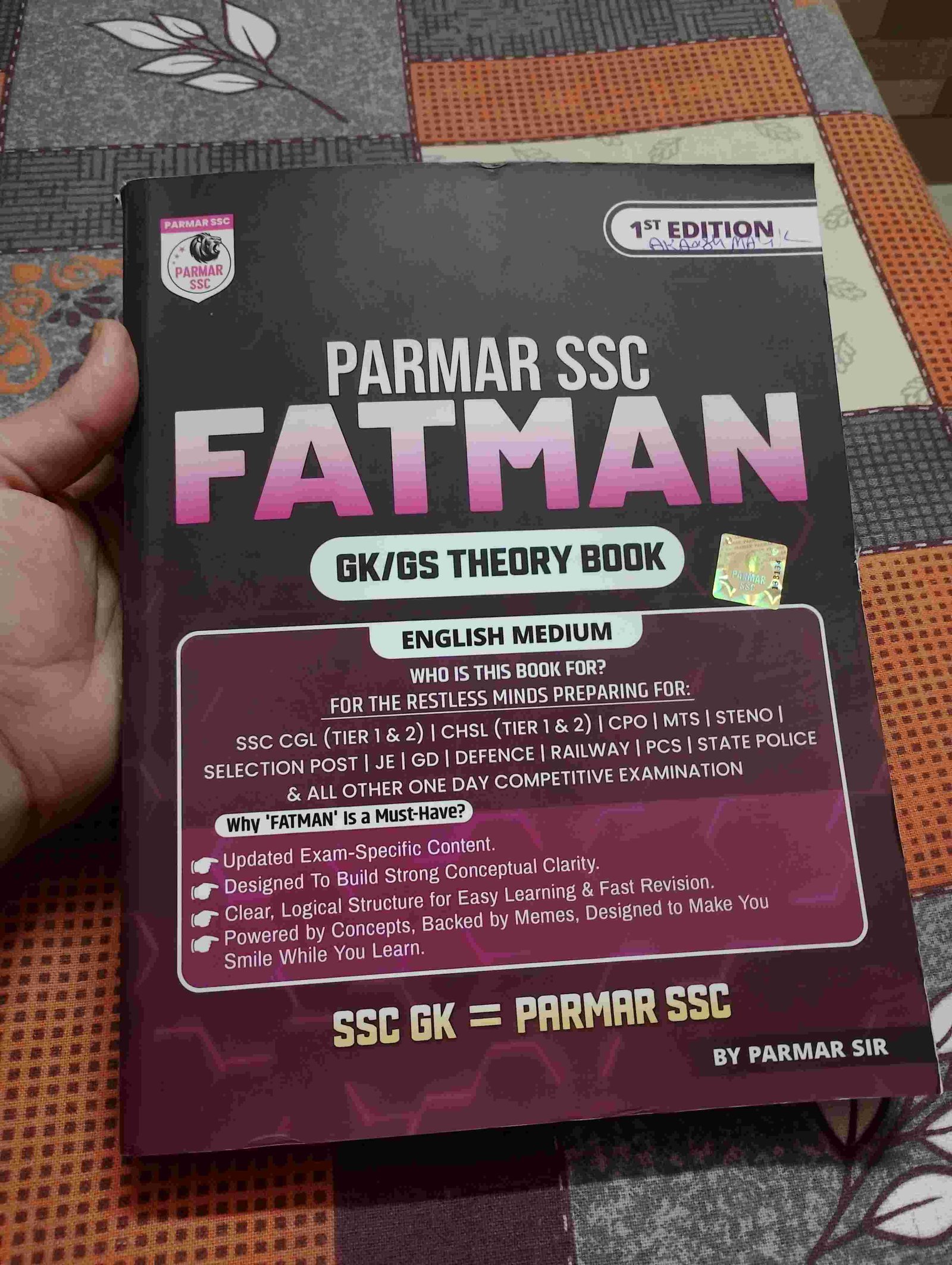PARMAR FATMAN GK/GS BOOK