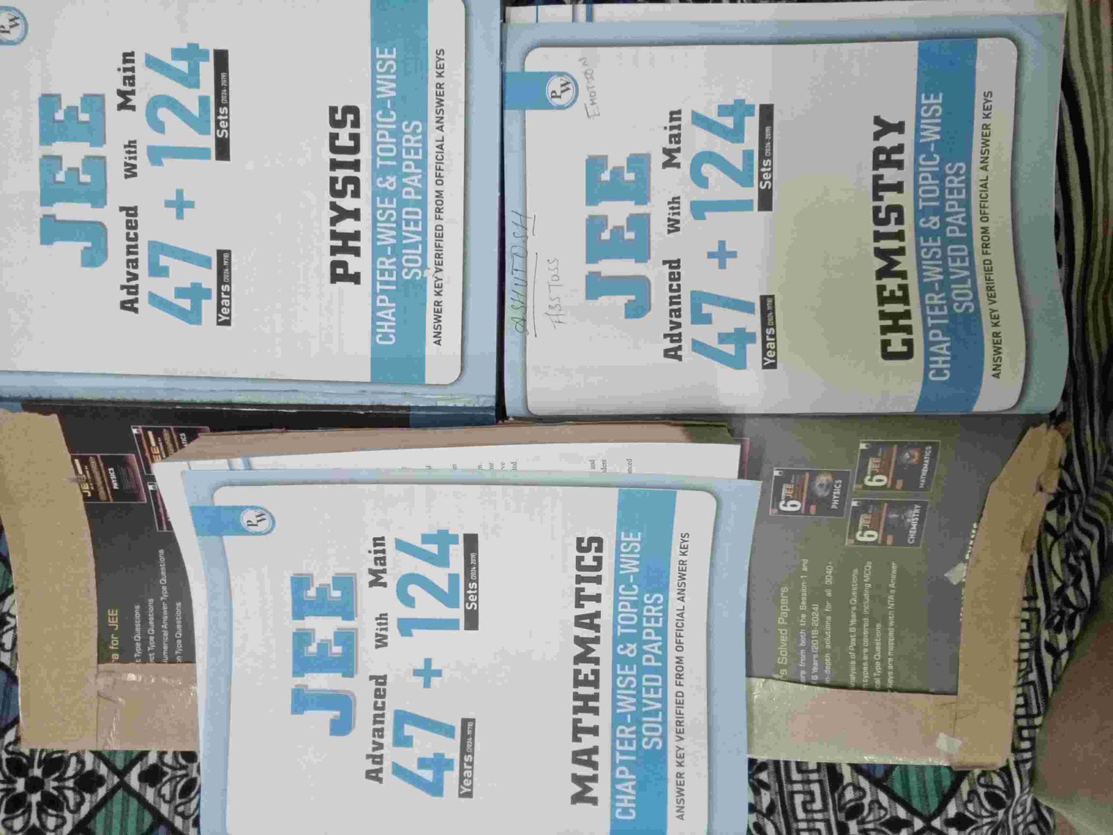 Pw JEE PYQ from 2019 to 2024 mains and advanced