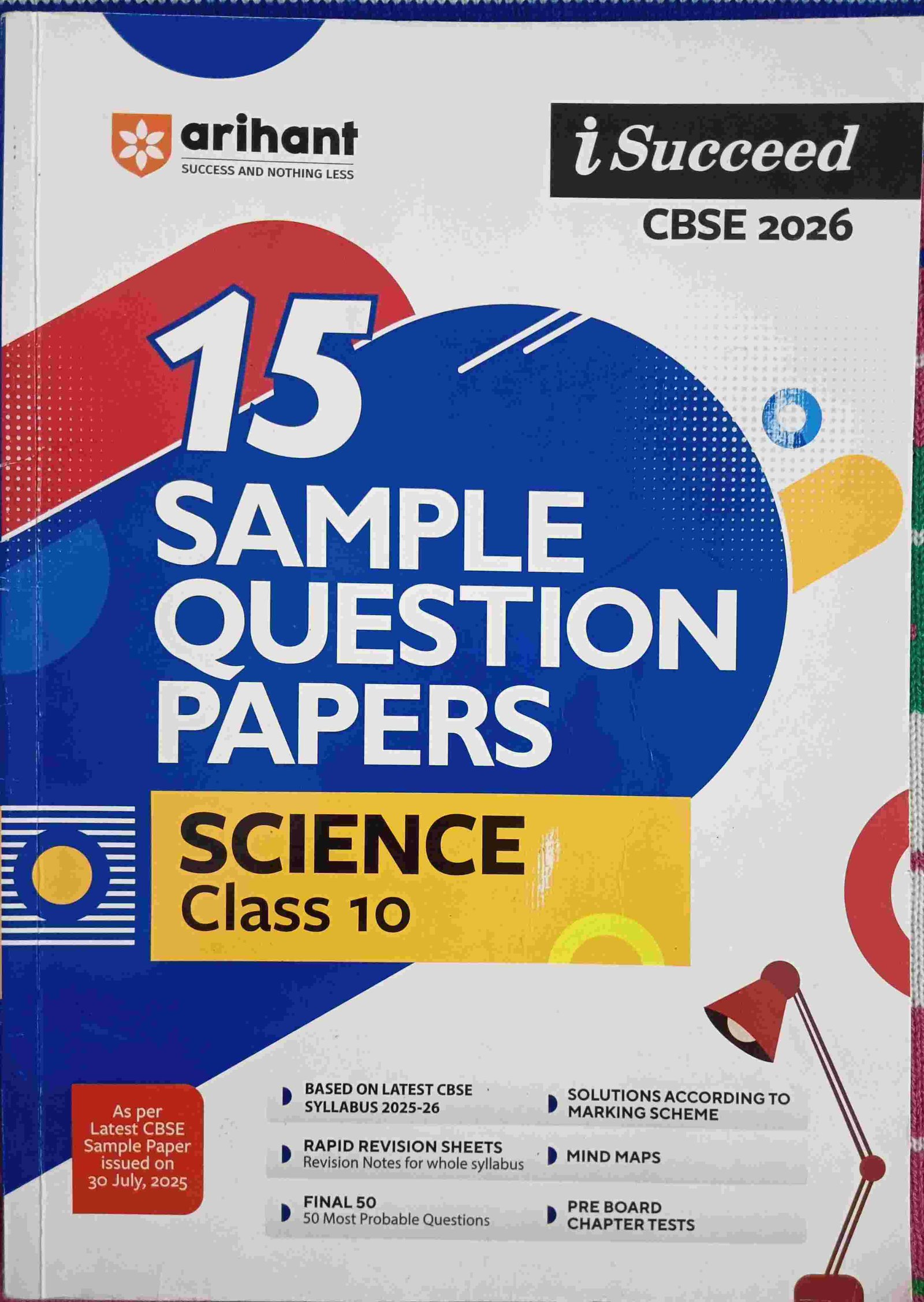 Arihant iSucceed CBSE Sample paper Science Class10