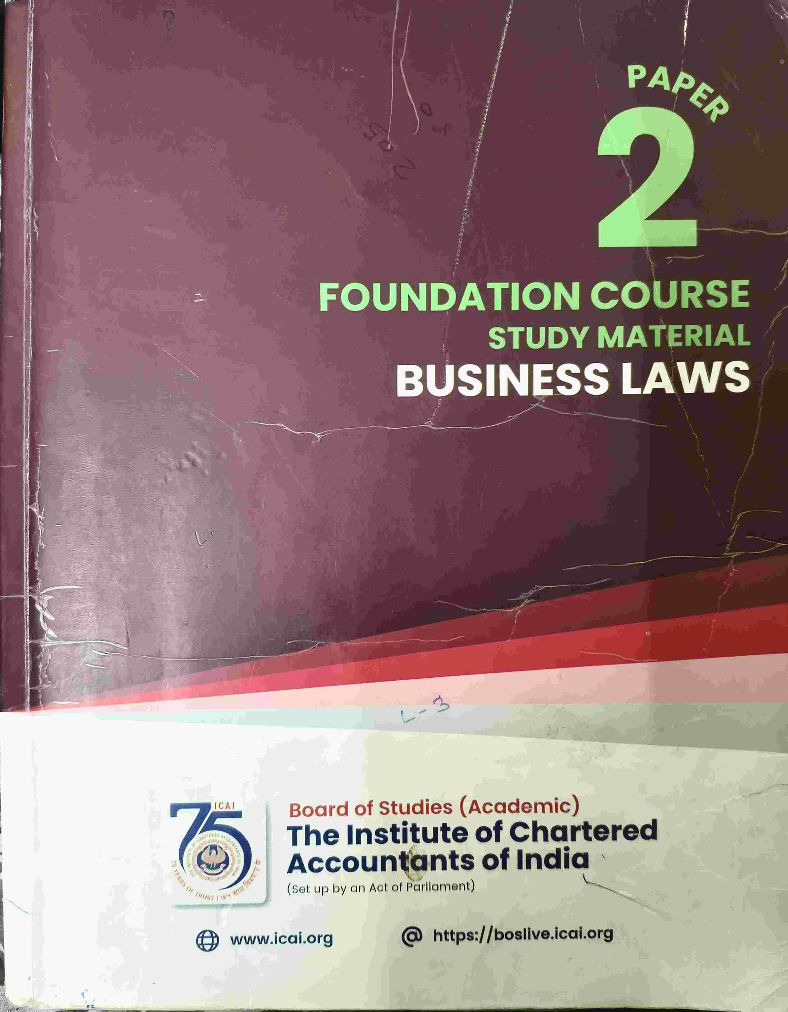 Business law CA foundation book