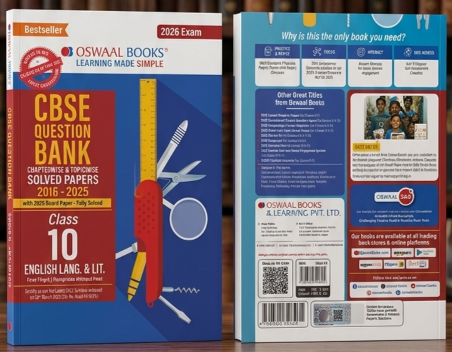Oswaal CBSE Class 10 English Question Bank 2026
