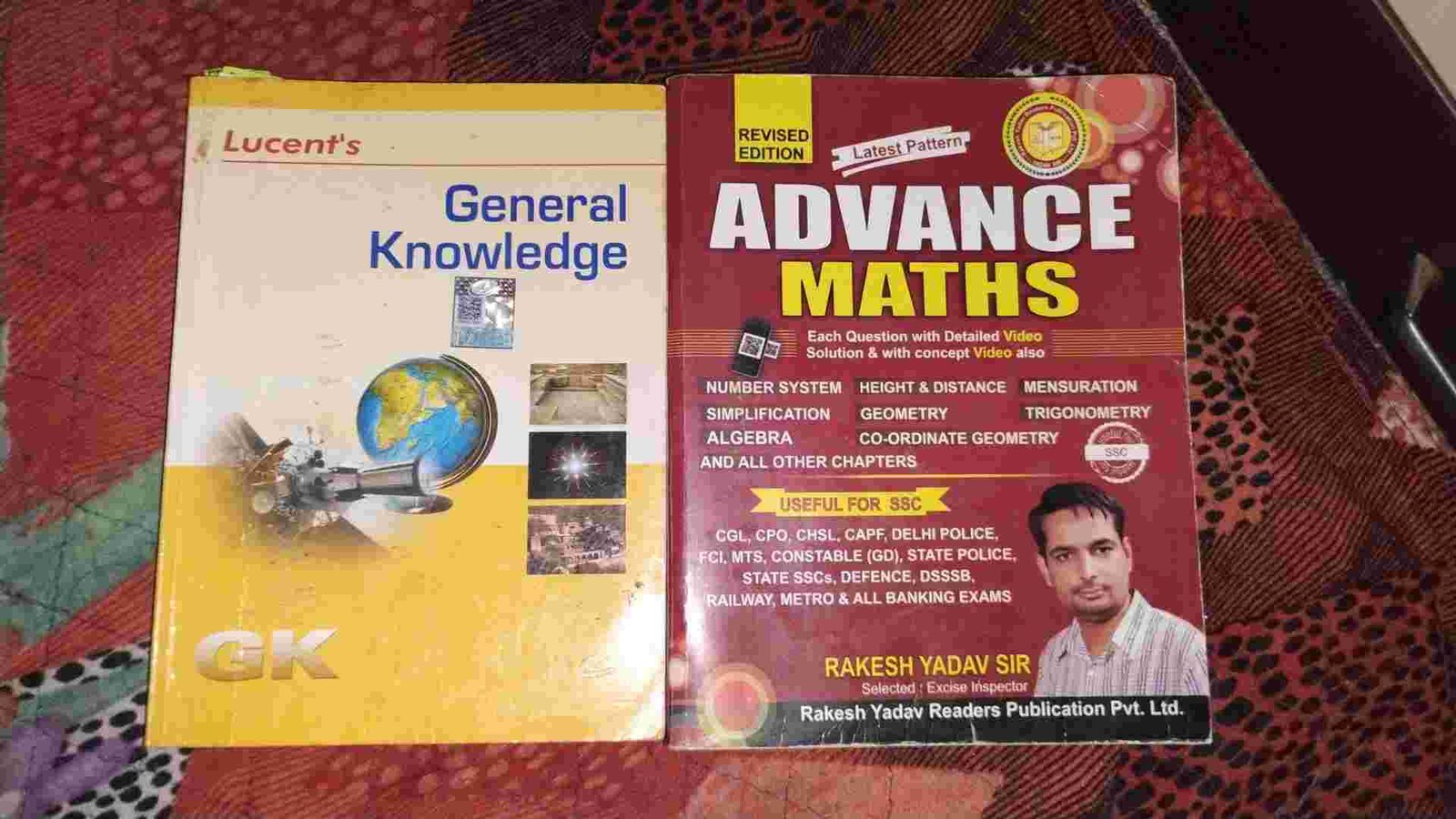 Advance Maths by Rakesh Yadav For SSC+ GK lucent's