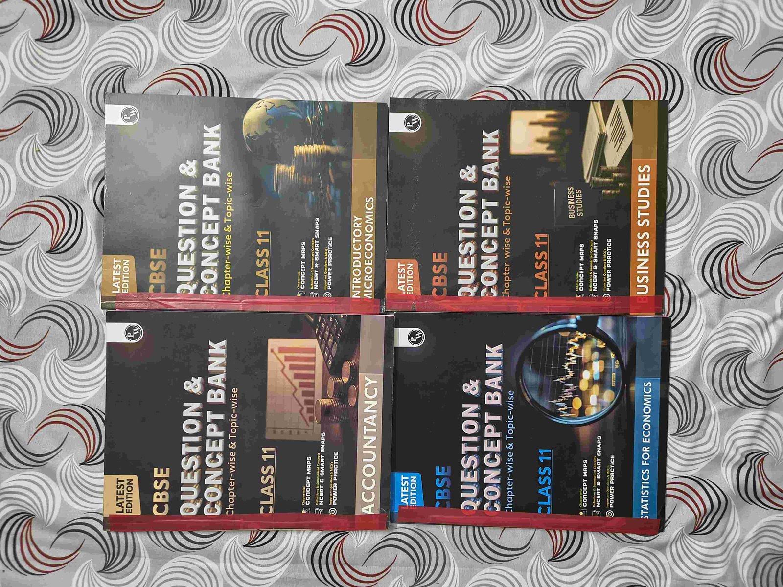 PW commerce QCBs books 2026-27