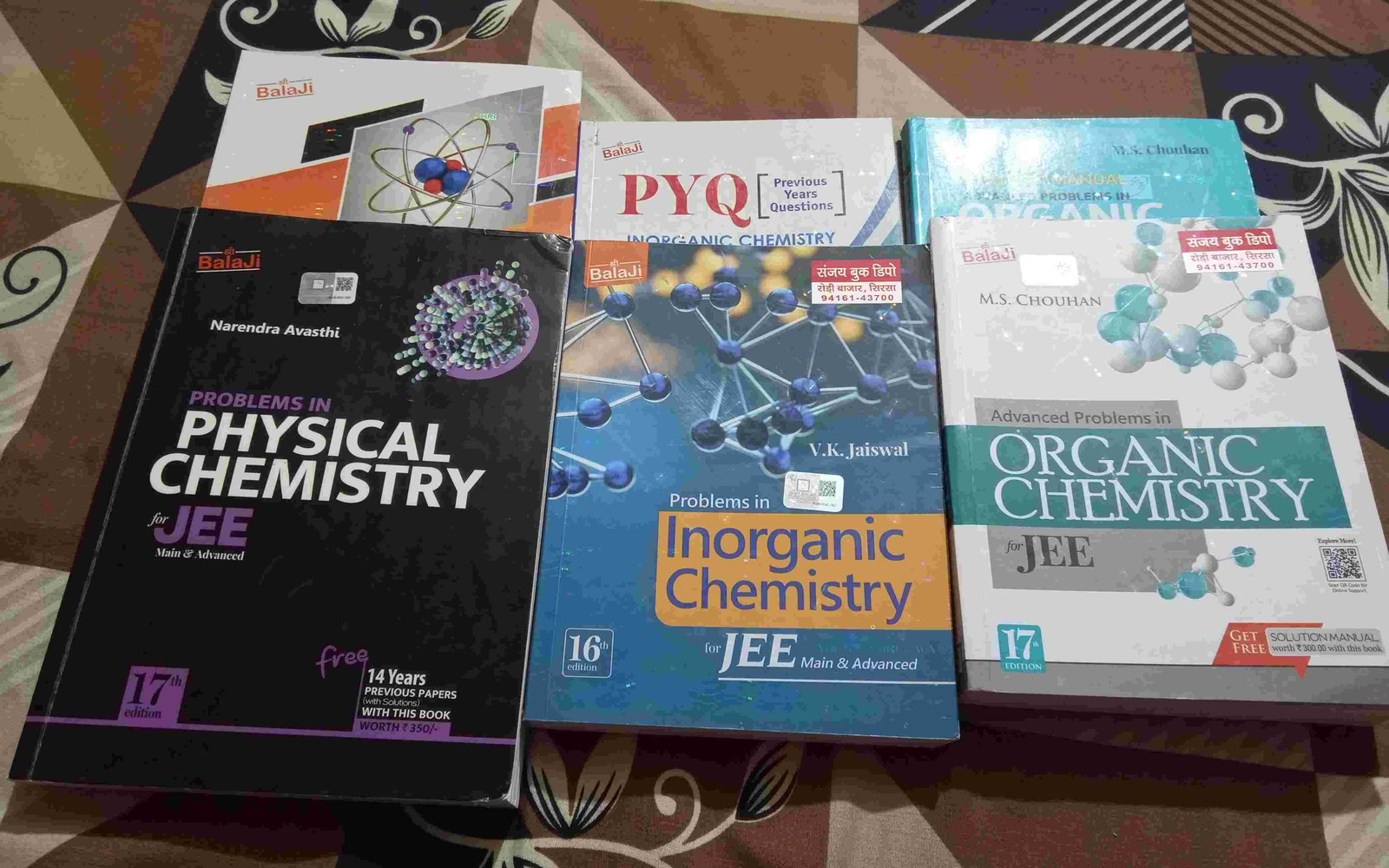 Complete JEE Chemistry 11th & 12th Books