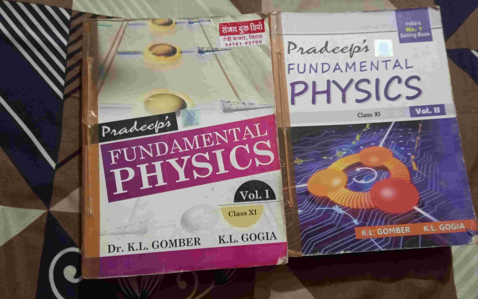 Pradeep Physics Volume 1 & 2 Class 11th Books