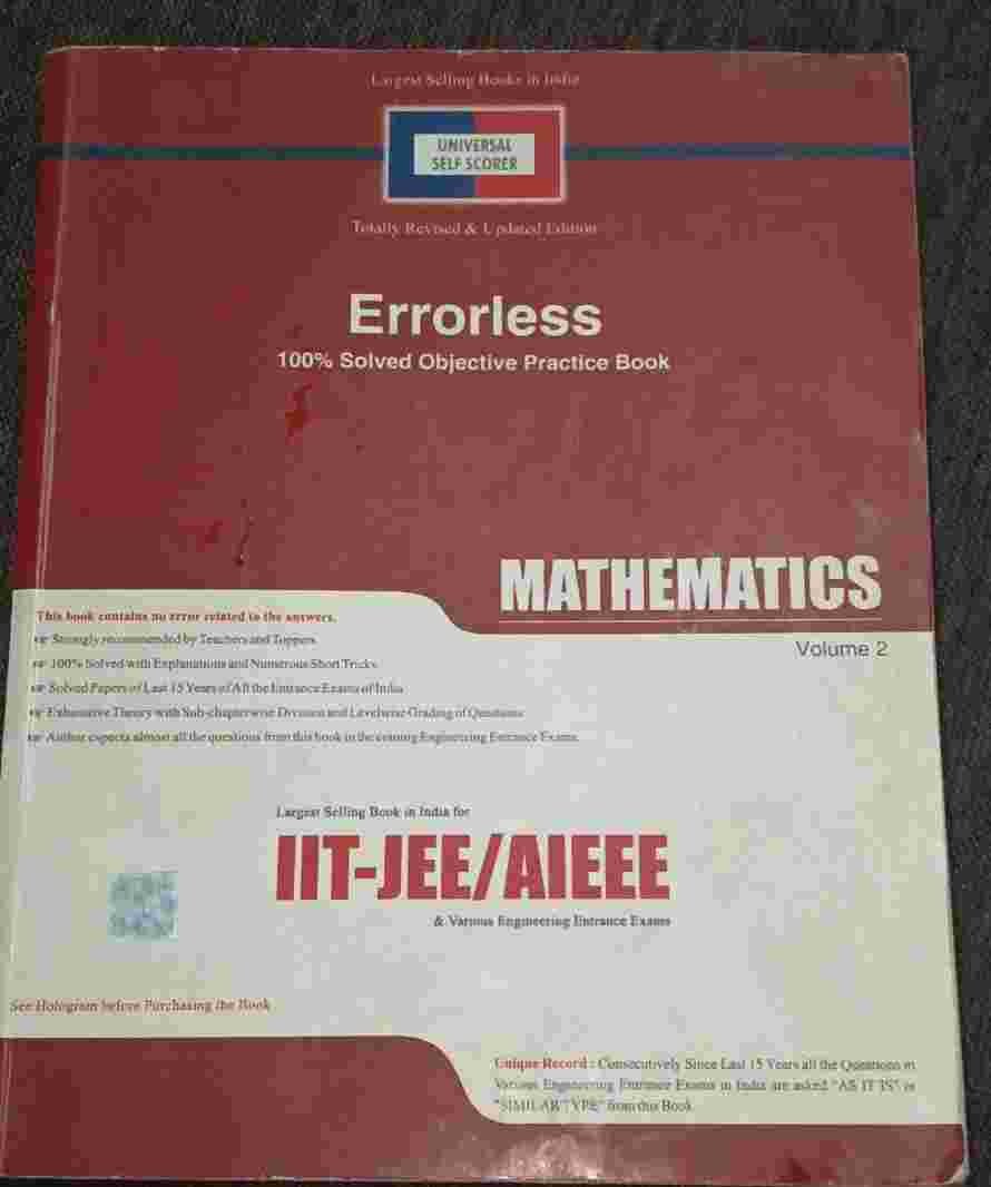 Errorless Mathematics Volume 2.
