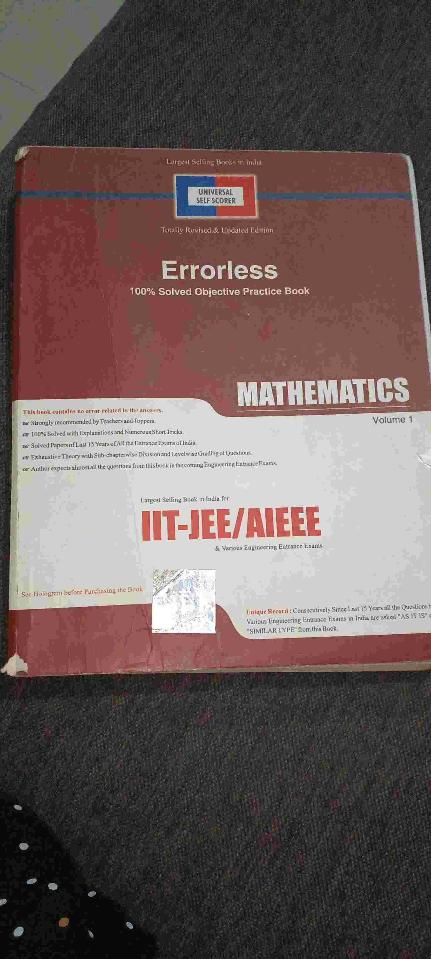 Errorless Mathematics Volume 1.