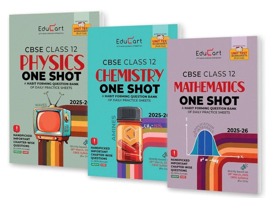 Educart CBSE Class 12 One Shot Question Bank (3)