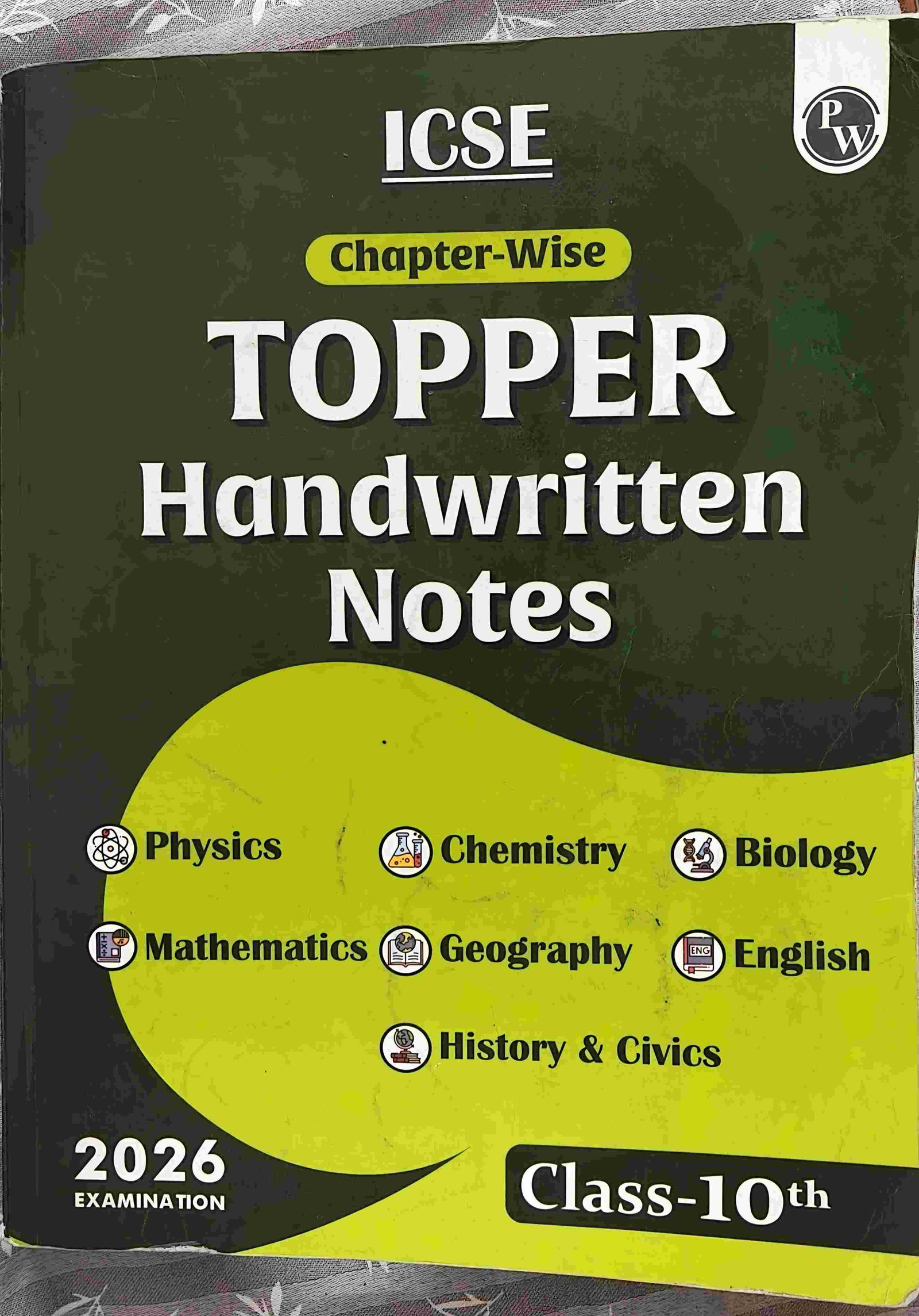 ICSE  W M  Chapter-Wise  TOPPER  Handwritten Notes