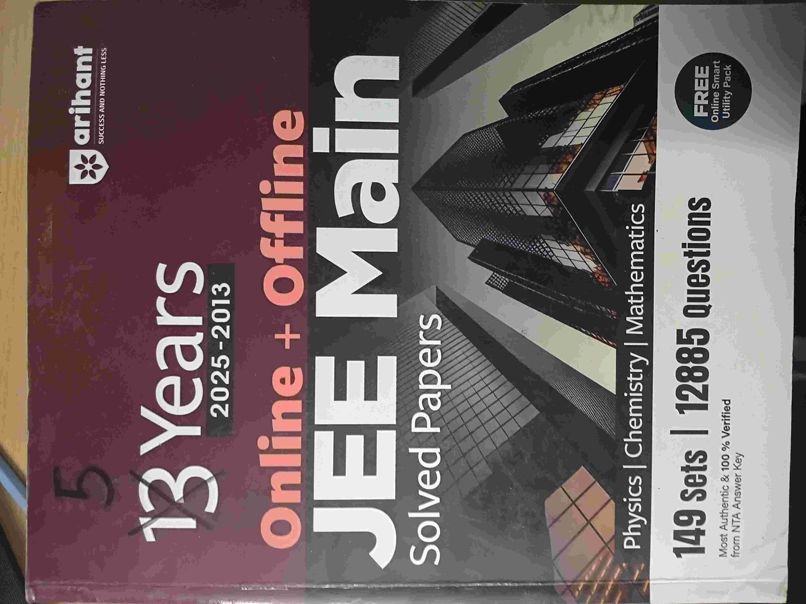 Jee mains 13 year solved papers with 12000+ QS