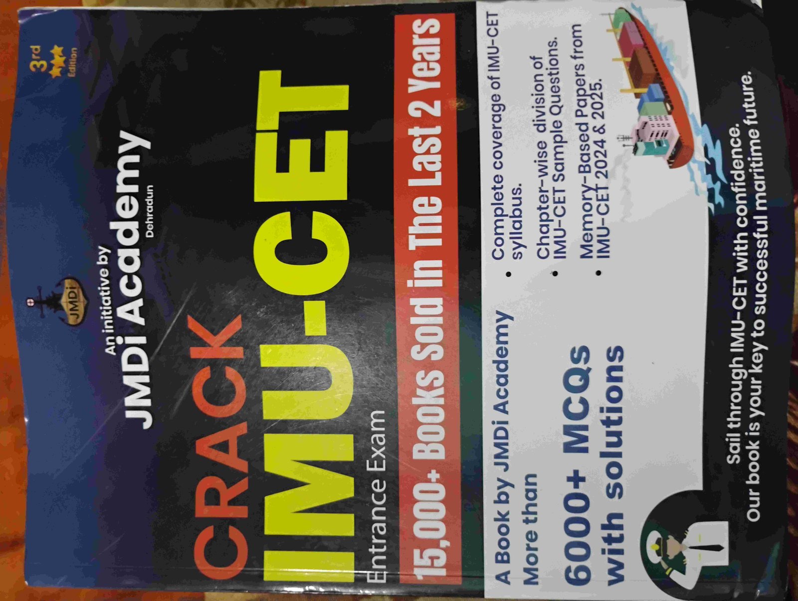 IMU CET preparation book with all pyq and notes