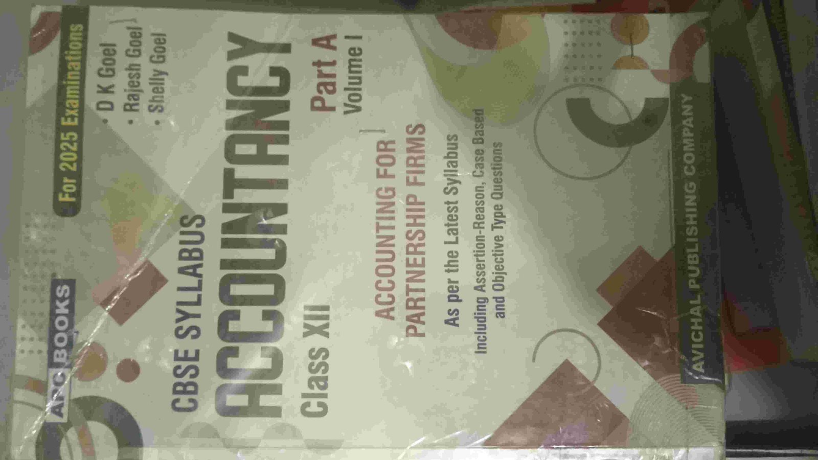 ACCOUNTANCY CLASS 12 BOOKS OF D. K GOEL COMMERCE