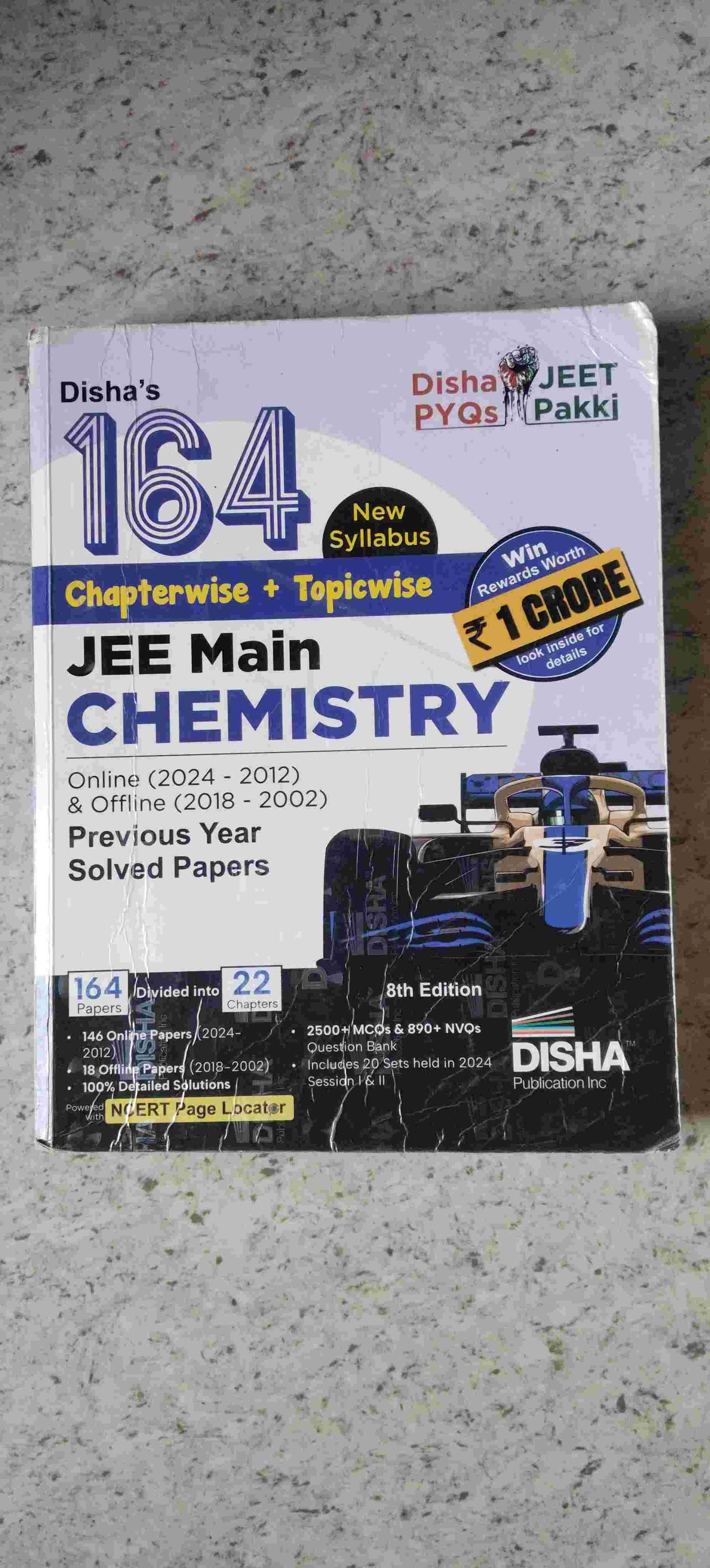 164 jee main chemistry  8th edition