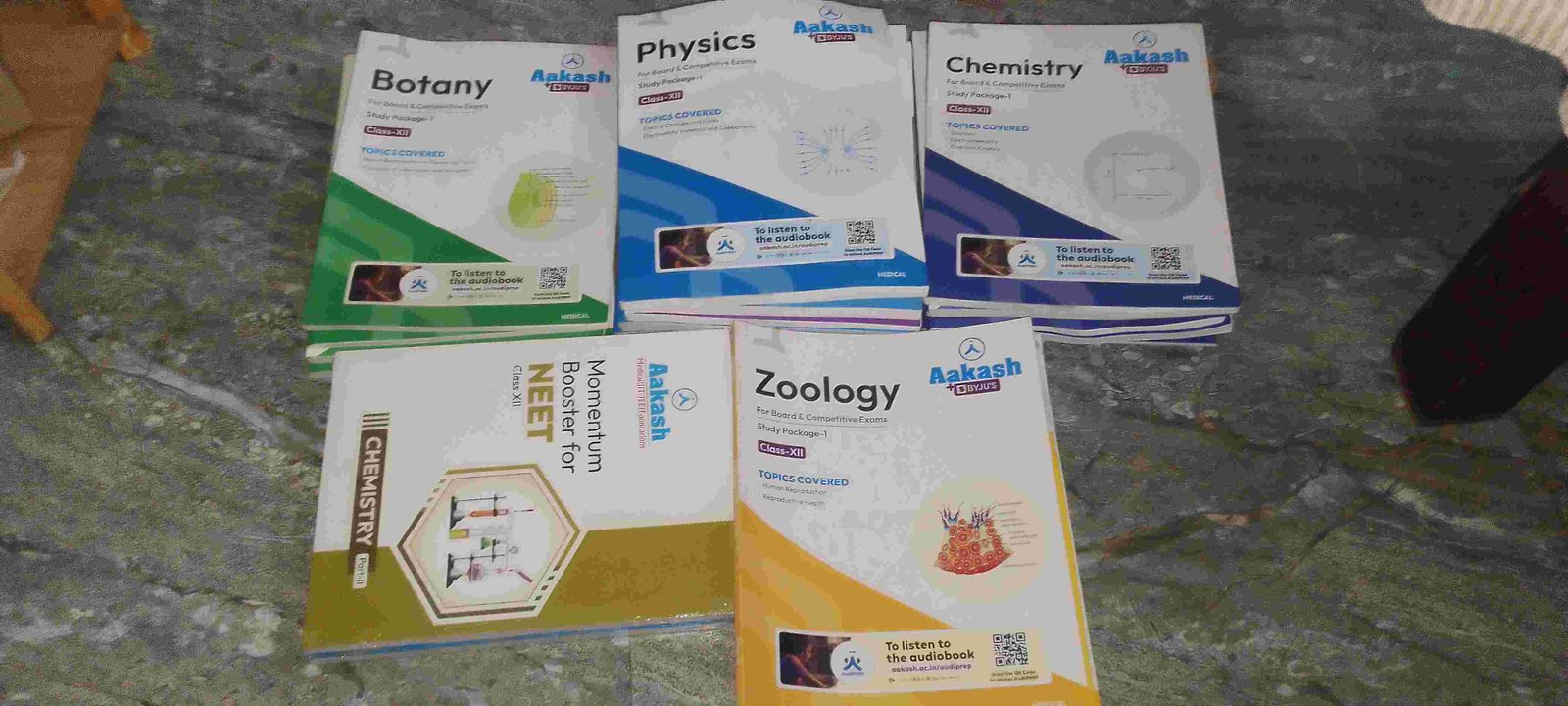 Class 12th NEET Aakash modules full set