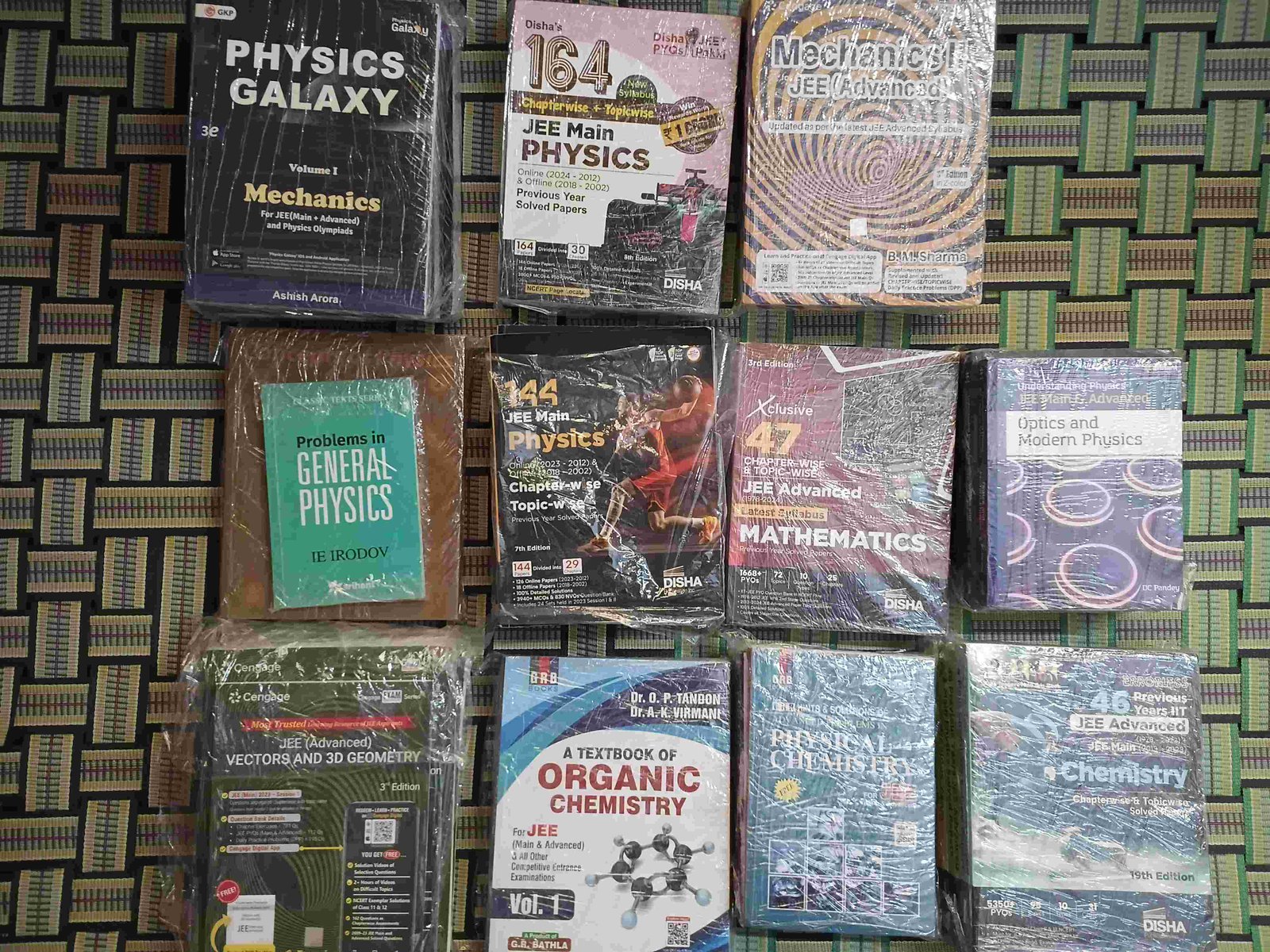 JEE entrance exam books