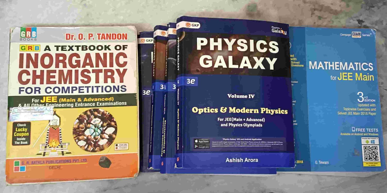 JEE Main/Advanced Books Set Physics Galaxy Cengage