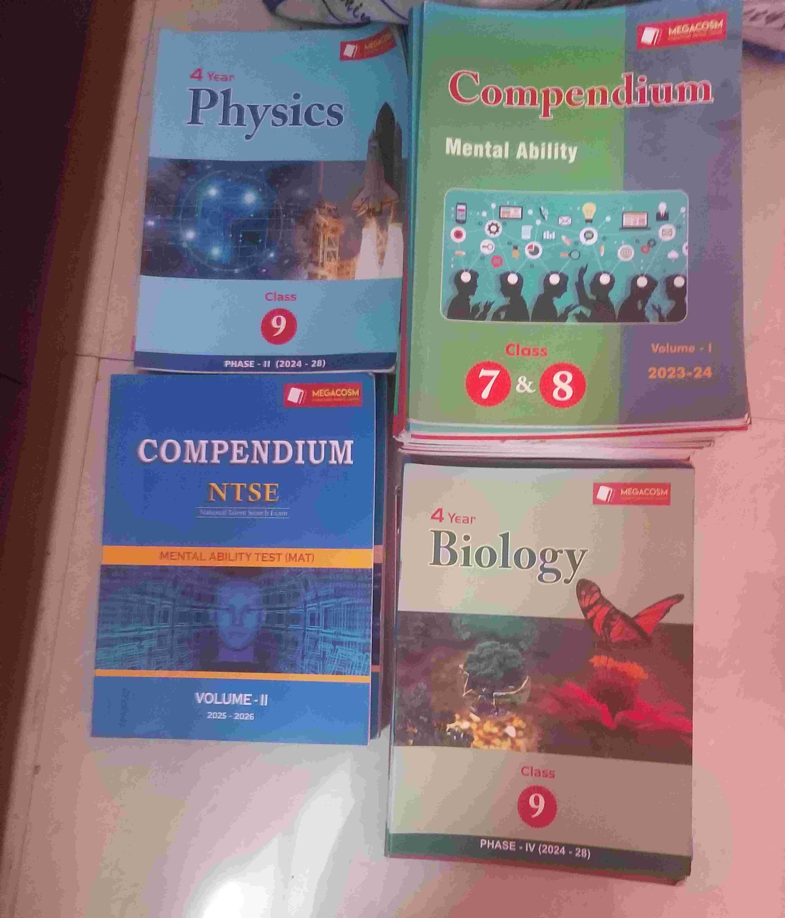 Fiitjee class7 to 10 full set of foundation new st