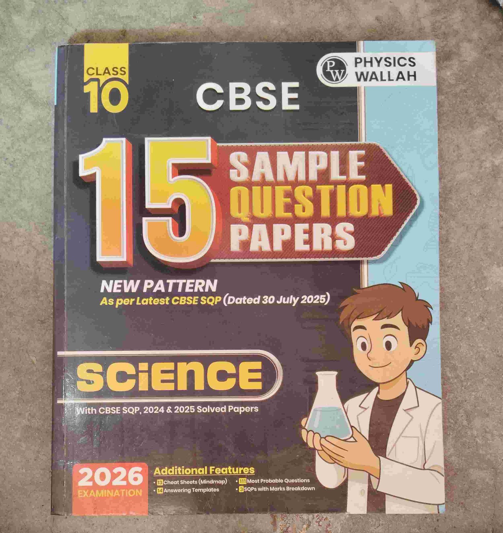 PW CBSE Class 10 Science 15 Sample Paper 2026