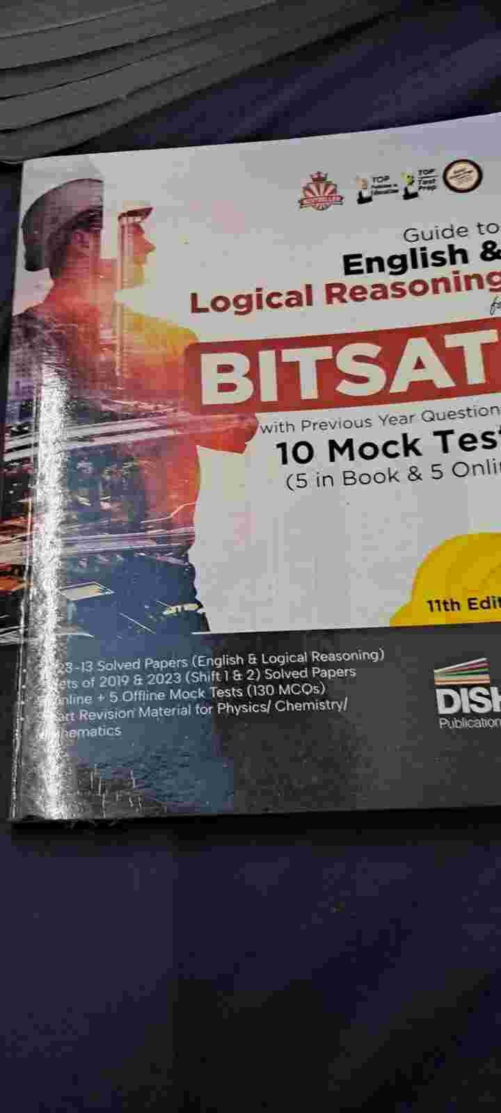 Bitsat Book English, Logical Reasoning by Disha