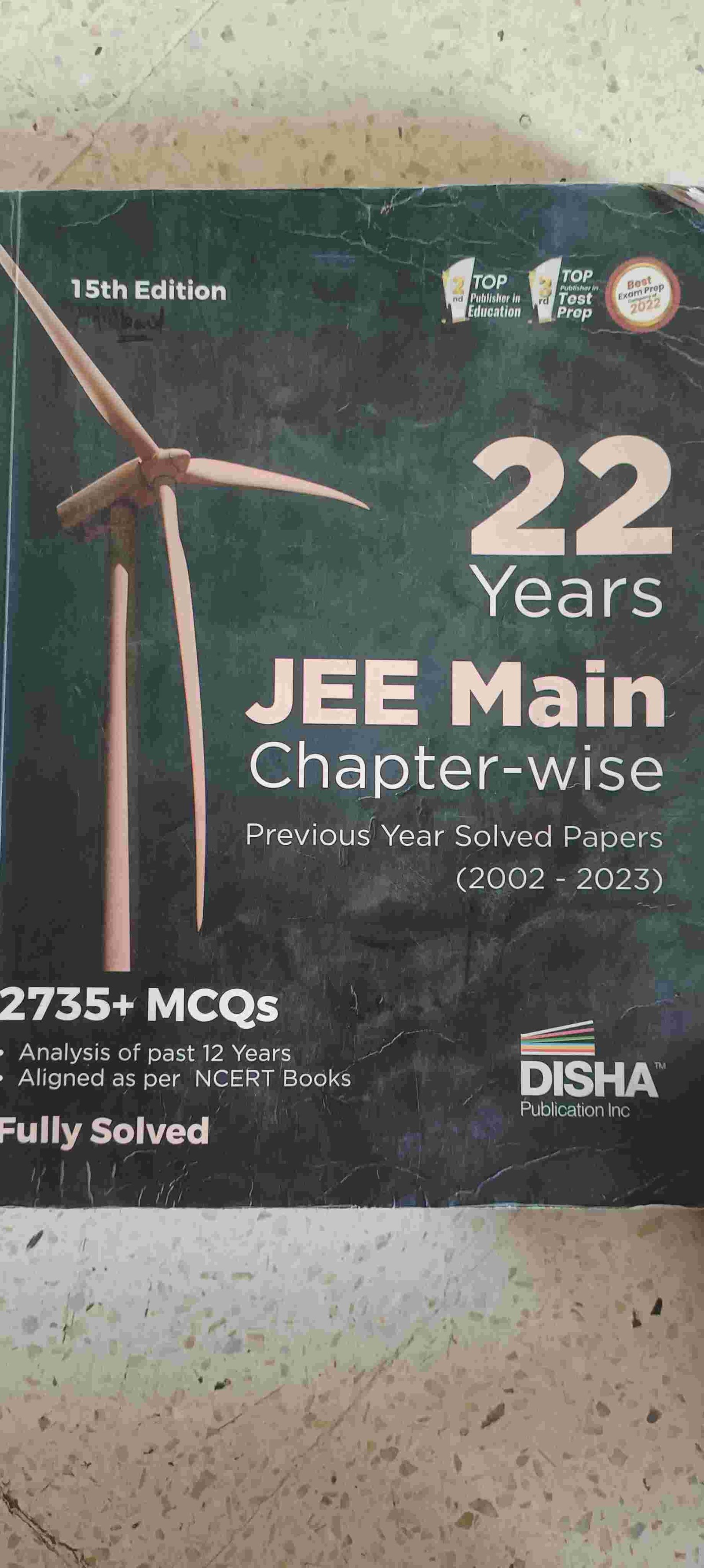 Disha JEE MAINS PYQ