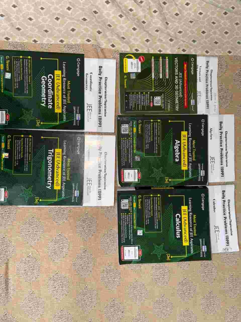 CENGAGE MATH BOOKS AND DPP COMBO FOR JEE ADVANCED