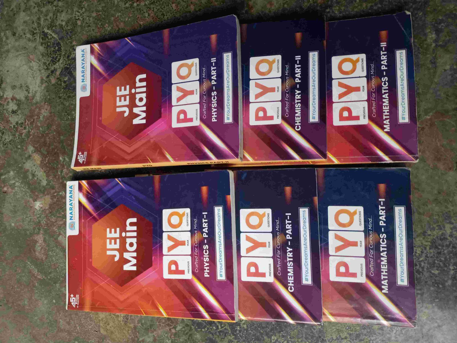 Narayana JEE Main PYQ Set - 6 books