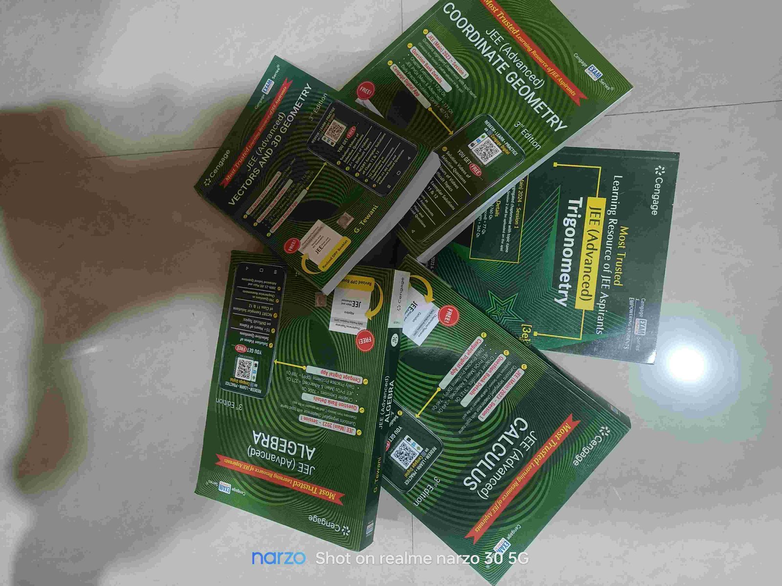 Brand new unused maths cengage 5 books set
