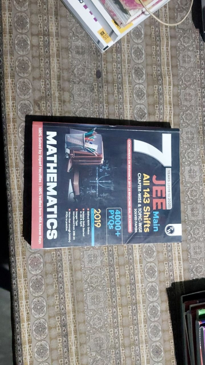 JEE Main Mathematics Previous Year Questions Chapter-wise Solved Papers (Arihant/Disha)