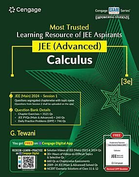 Skip to the beginning of the images gallery Cengage Calculus For Jee (Advanced)